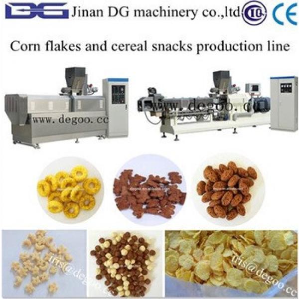 Extruded Corn flakes/Fruit loops/Coco curls/breakfast cereal processing machine