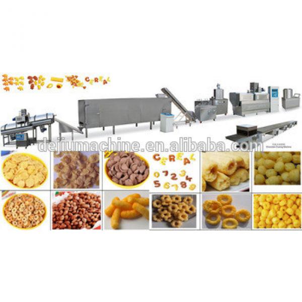 Automatic Extruded cereal and corn flakes making manufacturers machinery/cornflex extruder
