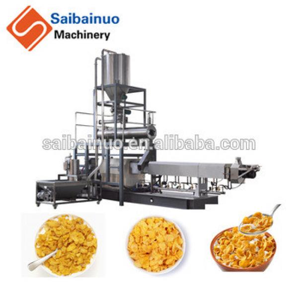Professional breakfast cereals corn flakes production line