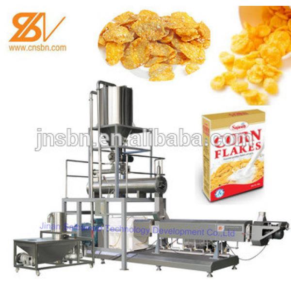 Industrial corn flakes manufacturing plant