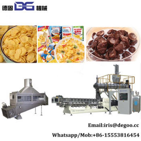 China Jinan Automatic Corn flakes/Breakfast cereals machine/Extruder/Processing Line machines factory manufacture