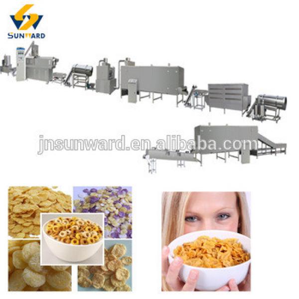 Automatic type breakfast cereal flakes maker, corn flake machine, breakfast processing equipment