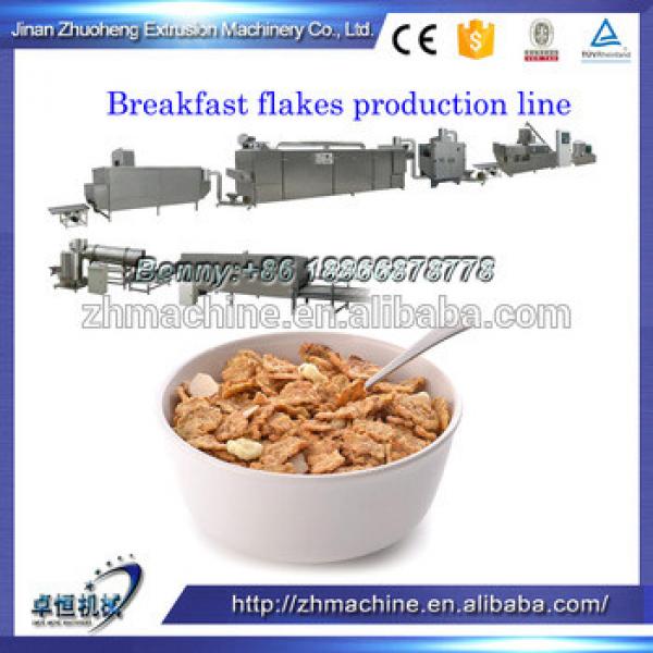 Breakfast Whole grain flakes cereal machine