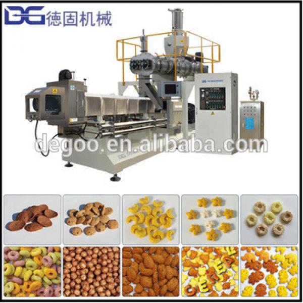 Hot Sale Breakfast Instant Baby Cereals Froost Loops Funko Rings Circles Snack Food Extrusion Process Equipment