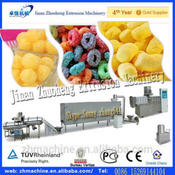 China wholesale market twin screw extruder food snacks machine