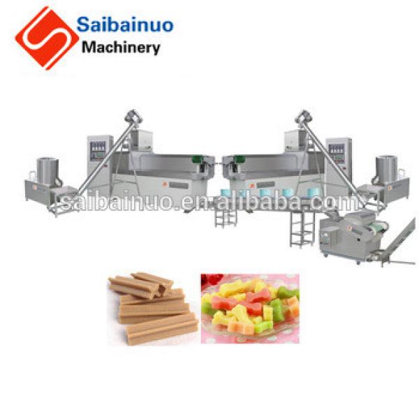 dog pet chewing treats food plant processing line machine