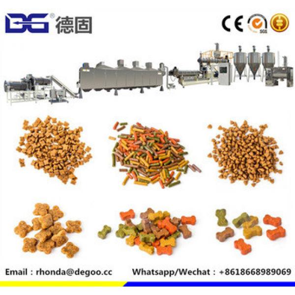 Low cost dry extruded dog food production line dry pet food equipment