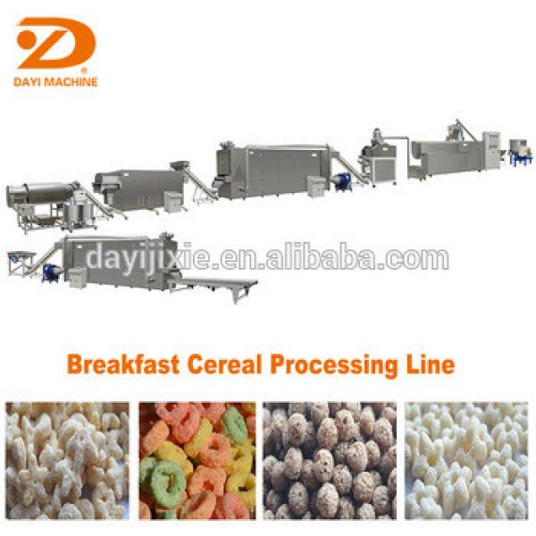 Automatic Industrial Stainless Steel Cereals Breakfast Corn Flakes Making Machinery