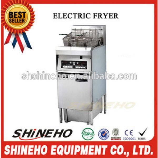 stainless steel professional pressure fryer/semi-automatic potato chips making machine