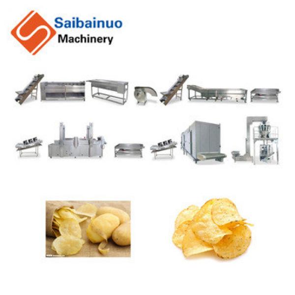 automatic industrial potato chips making machine
