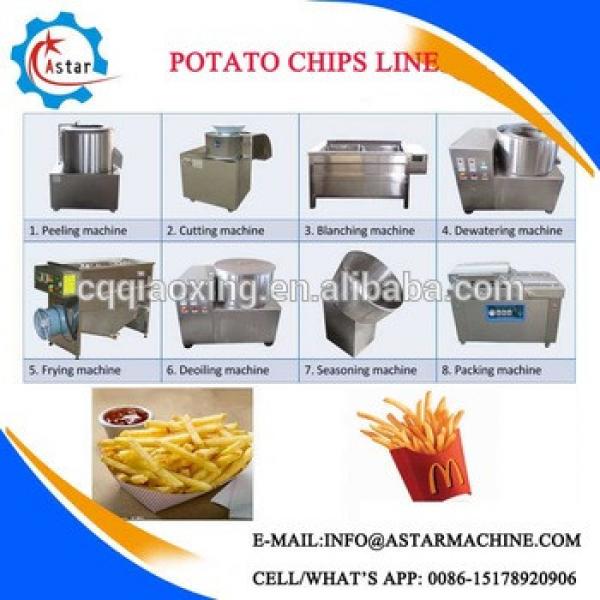 Fried chips processing line/pellet chips making machine/fried compunded potato chips plant