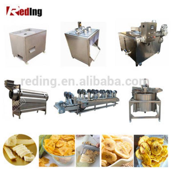Professional Green Banana Peeling Slicer Machine Banana Plantain Chips Production Line Making Machine