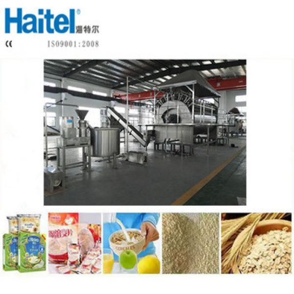 Professional Automatic Breakfast Cereal Oat Flakes Making Machine