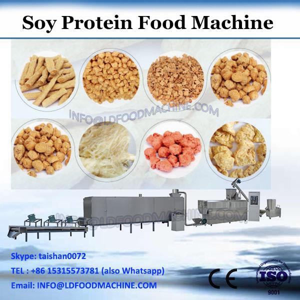 Customized soya protein TVP chunks snack making machinery
