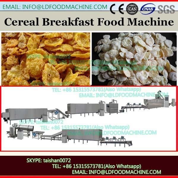 automatic continuous breakfast cereals snacks food making machines cereals snacks plant cereals production line