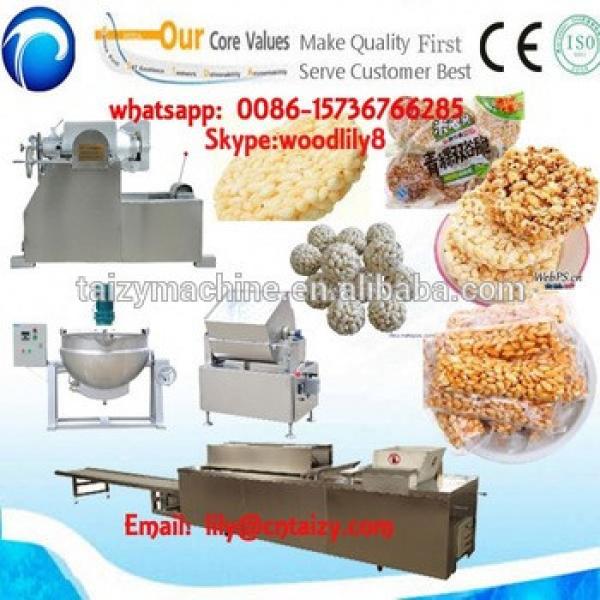 Small Scale Puffed Rice Bar Production Machine