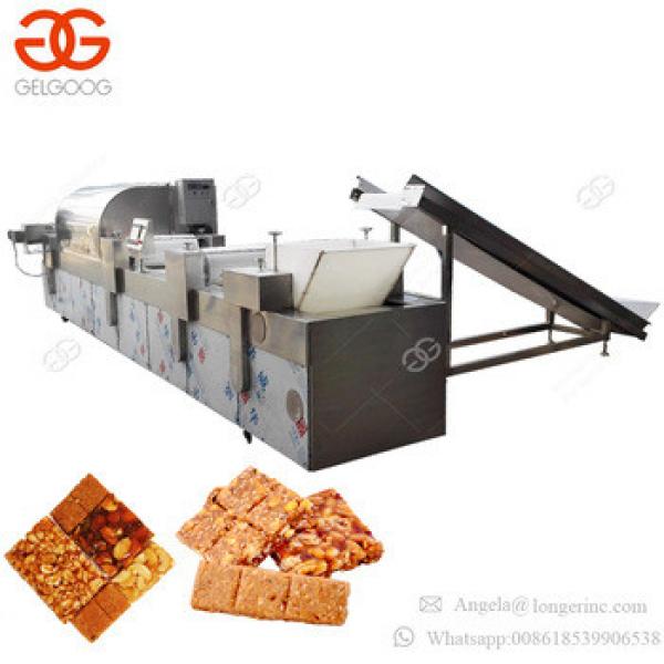 Factory Price Peanut Brittle Granola Bar Cereal Energy Bar Making Machine Peanut Chikki Protein Bar Machine