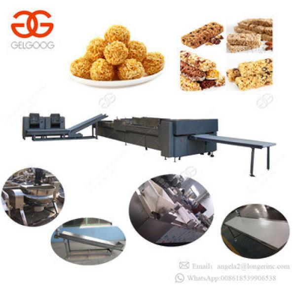 Hot Sale Granola Fruit Energy Bar Puffed Rice Cake Machine Sesame Protein Bar Making Machine Production Line Wrapper Packaging