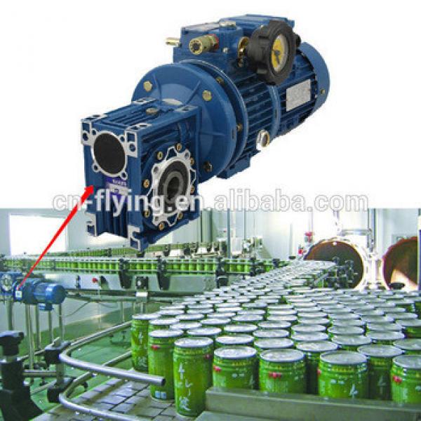 New design Wj Series Worm Reducer for Food machinery flaoting fish food processing line