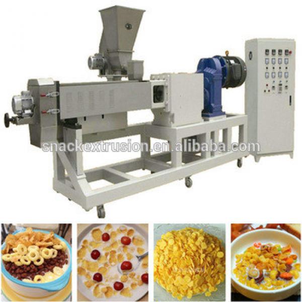 twin extruder breakfast cereal machinery