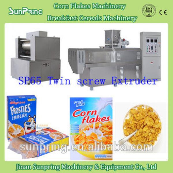 2015 Hot sale breakfast cereal making machines, Normal corn flakes and Frosted corn flakes extruder with good quality