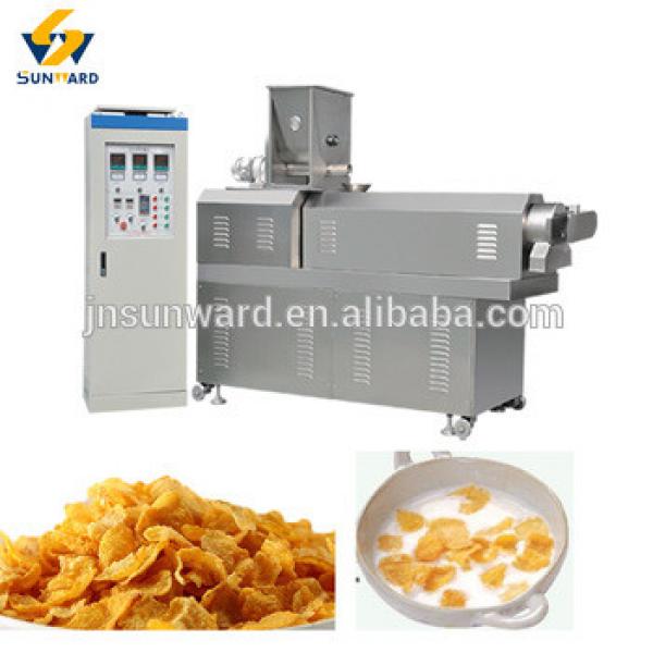 corn flake production line breakfast cereal making machine