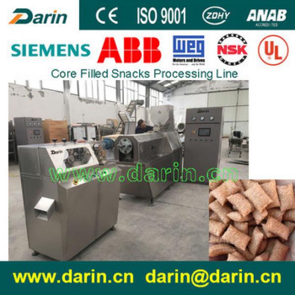 Double Screw Extruder Core Filled Snacks Machine