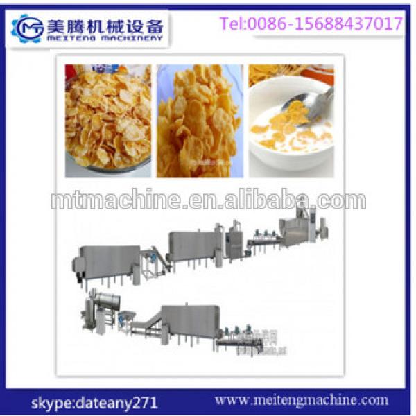 china manuacturing breakfast cereal corn flakes machine