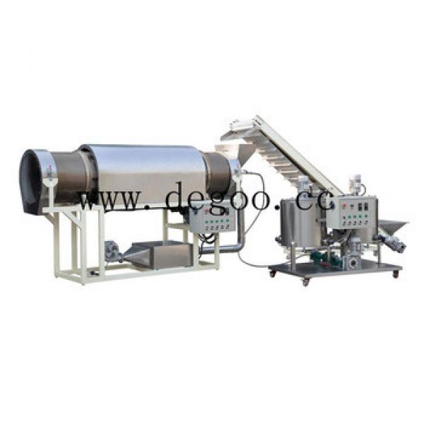 Puffed extrusion snack food oil flavors spraying machines line/Seasoning equipment maker China