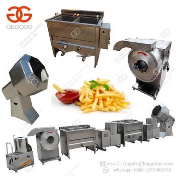 Semi Automatic Small Scale Frozen Potato Flakes Chips Processing Plant Making Machines French Fries Production Line For Sale