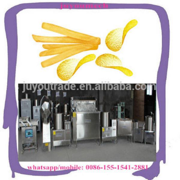 Small Scale Potato Chips Making Machine/Semi Automatic French Fries Making Production Line with Economic Price