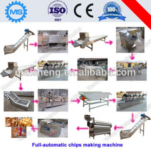 High efficiency beef flavor potato chips production line machines