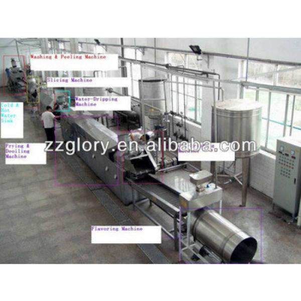 With Overtemperature System Automatic Potato Chips Making Machines