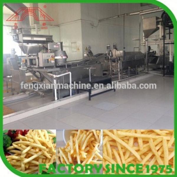 automatic potato fries making machine