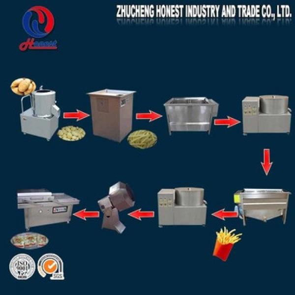Recommended 30Kg/H Small Scale Industrial Potato Chips Making Machine