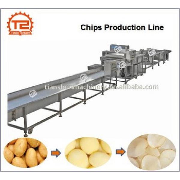 Automatic fresh potato chips french fries making machine / Chips Production Line