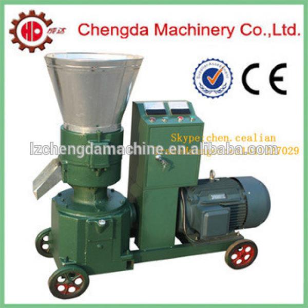 flat die animal feed pellet making machine and flat die wood pellet mill