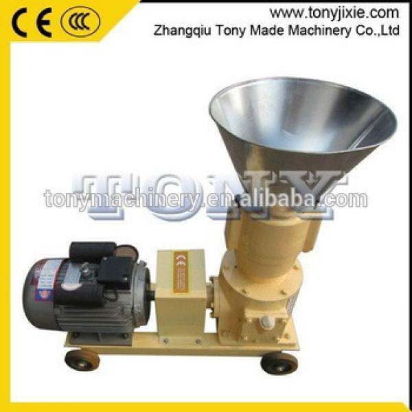 Animal flat die poultry feed pellet machine with factory good price