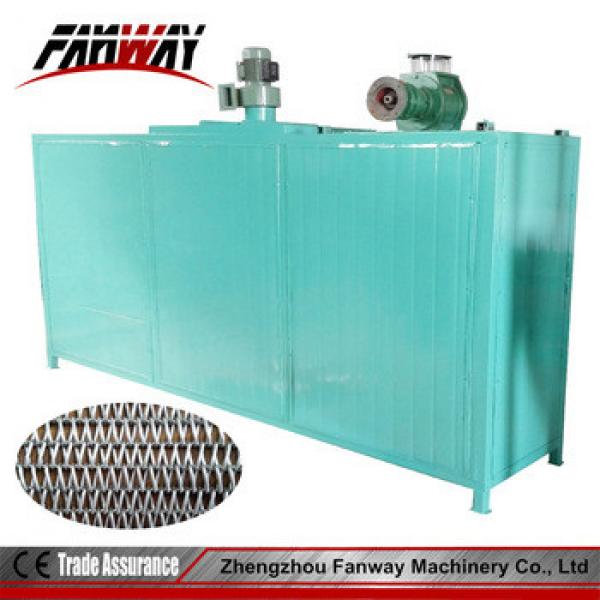 Fanway hot air belt type animal feed / fish feed pellet dryer machines