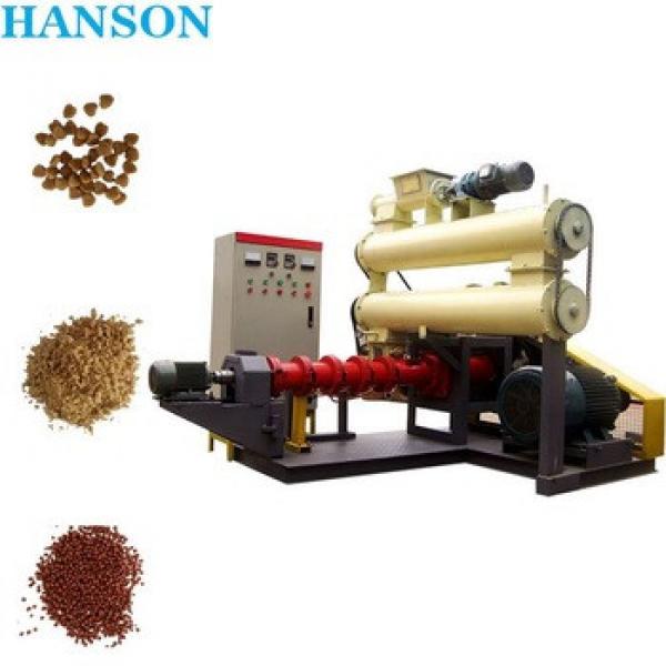 250-400kg hourly automatic floating fish feed pellet machine/ blood meal animal feed fish feed